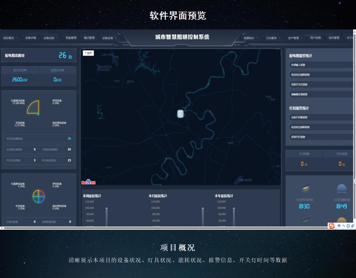 物联网智慧照明平台 - 云起智控