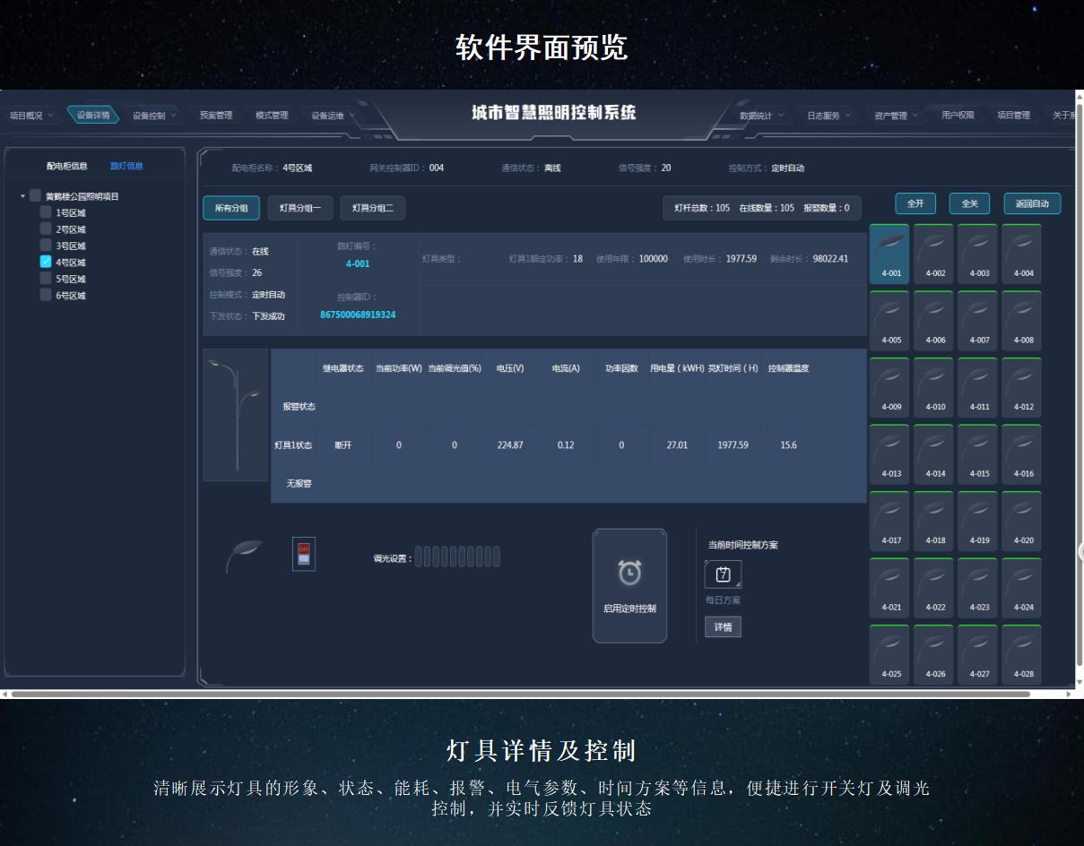 物联网智慧照明平台 - 云起智控